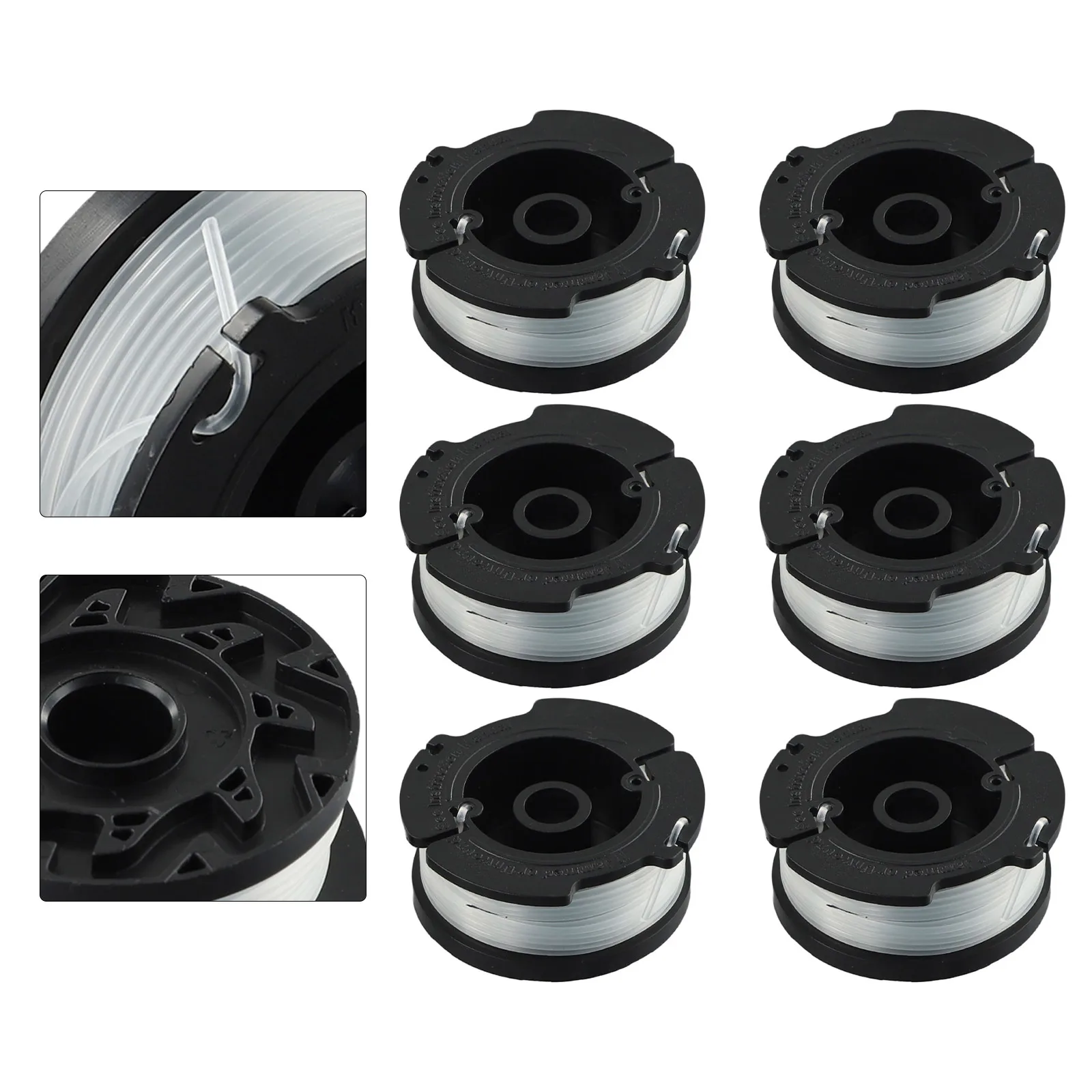 6pcs Spool Line For Black&Decker String Trimmer AF-100-3ZP GH400 30ft Lawn Mower Brushcutter Trimmer Spools Garden Supplies
6pcs Spool Line For Black&Decker String Trimmer AF-100-3ZP GH400 30ft Lawn Mower Brushcutter Trimmer Spools Garden Supplies