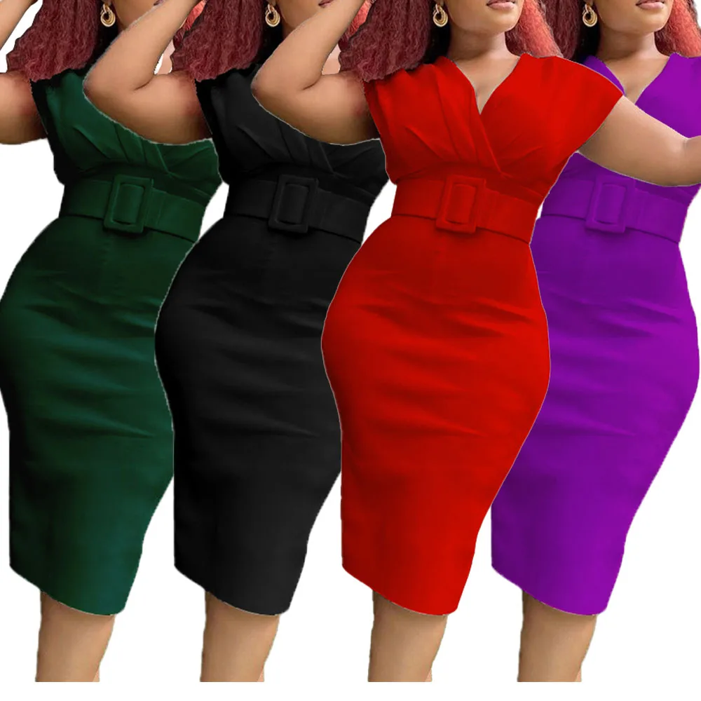 2023 Summer Short Sleeve Bodycon Mini Dress for Women African Ankara Dashiki Plus Size Casual Belted Party Gown V-Neck Dresses
2023 Summer Short Sleeve Bodycon Mini Dress for Women African Ankara Dashiki Plus Size Casual Belted Party Gown V-Neck Dresses