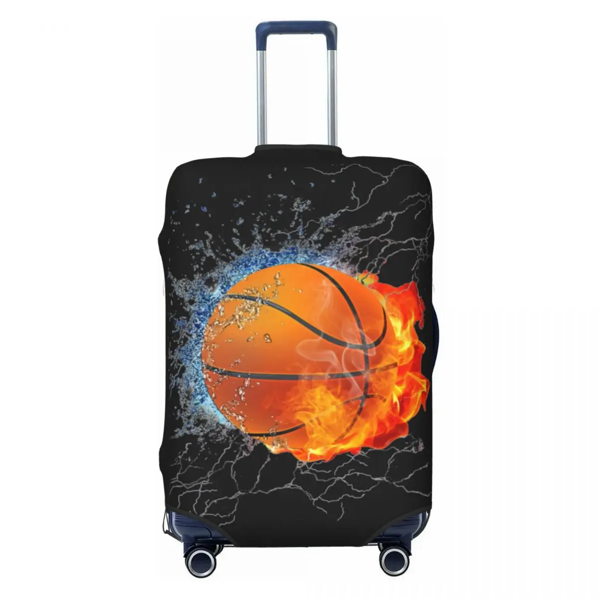 Basketball Fire Water Illustration Suitcase Cover Sport Holiday Cruise Trip Flight Strectch Luggage Accesories Protection
Basketball Fire Water Illustration Suitcase Cover Sport Holiday Cruise Trip Flight Strectch Luggage Accesories Protection