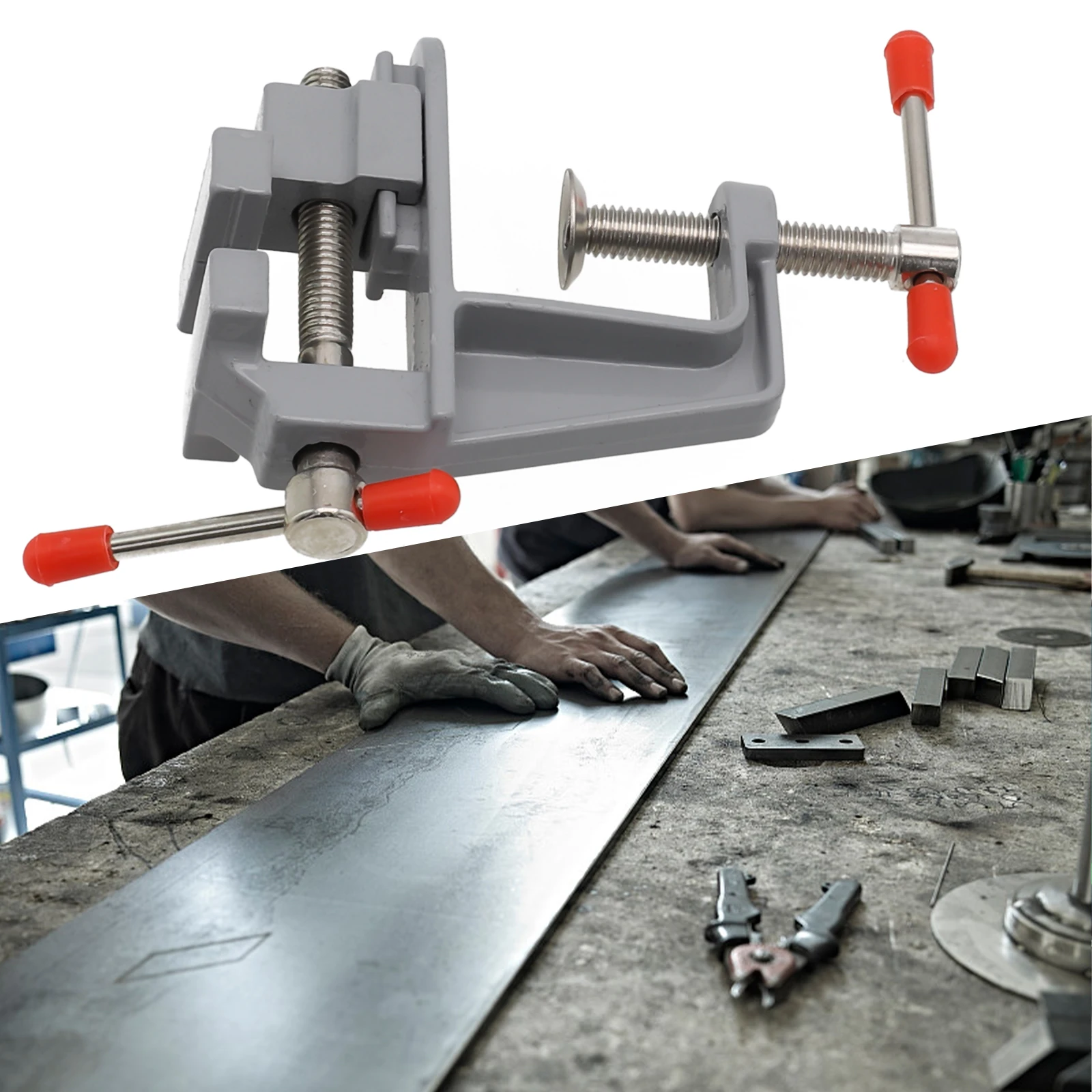 1pcs Vise Table Swivel Lock Portable Durable Tools Bench Vice Craft Cast Aluminum Alloy Vise For Small Work, Craft, Art
1pcs Vise Table Swivel Lock Portable Durable Tools Bench Vice Craft Cast Aluminum Alloy Vise For Small Work, Craft, Art