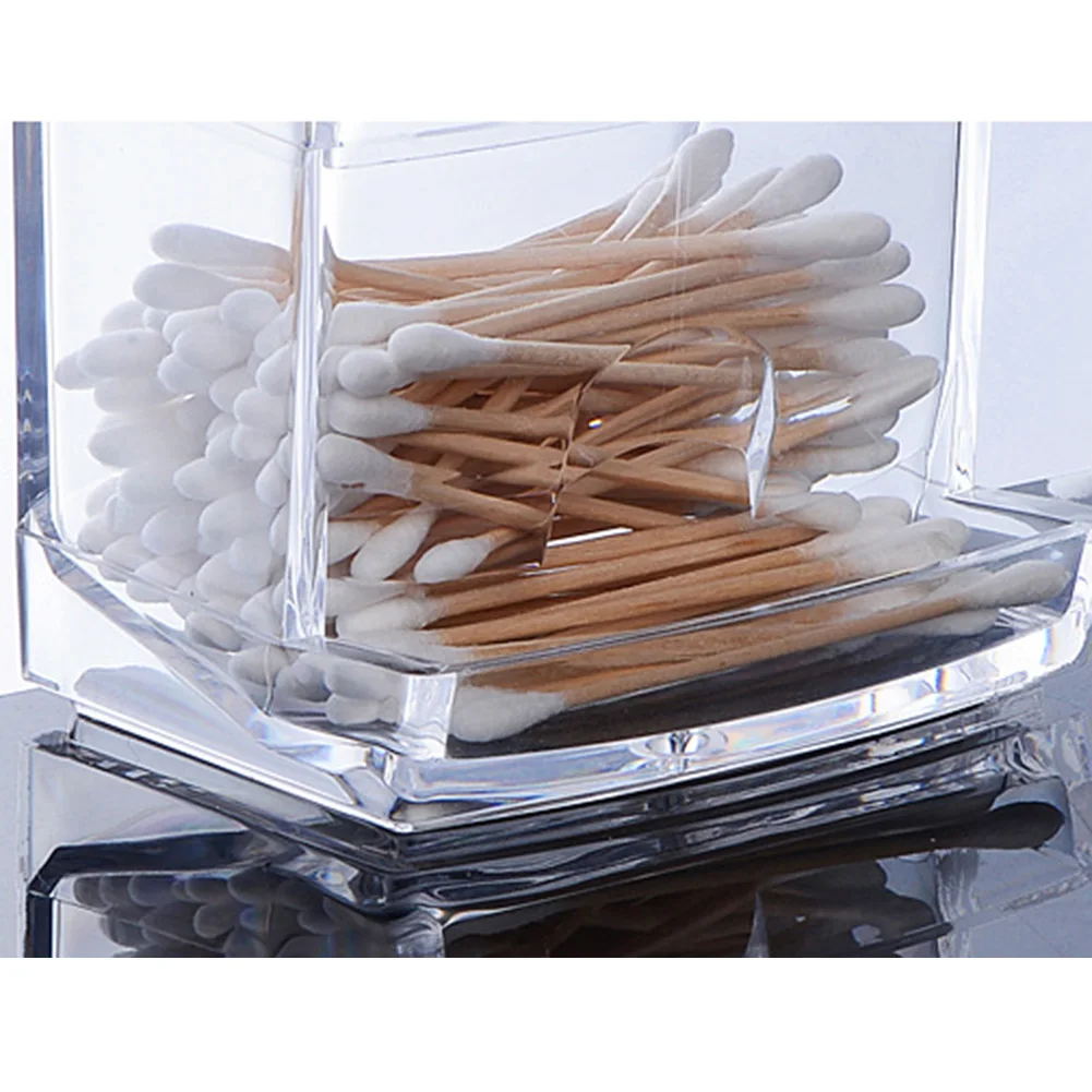 Neat and Convenient, Transparent Storage Container for Makeup, Jewelry and Cotton Pads, Easy to Find and Access Items
Neat and Convenient, Transparent Storage Container for Makeup, Jewelry and Cotton Pads, Easy to Find and Access Items