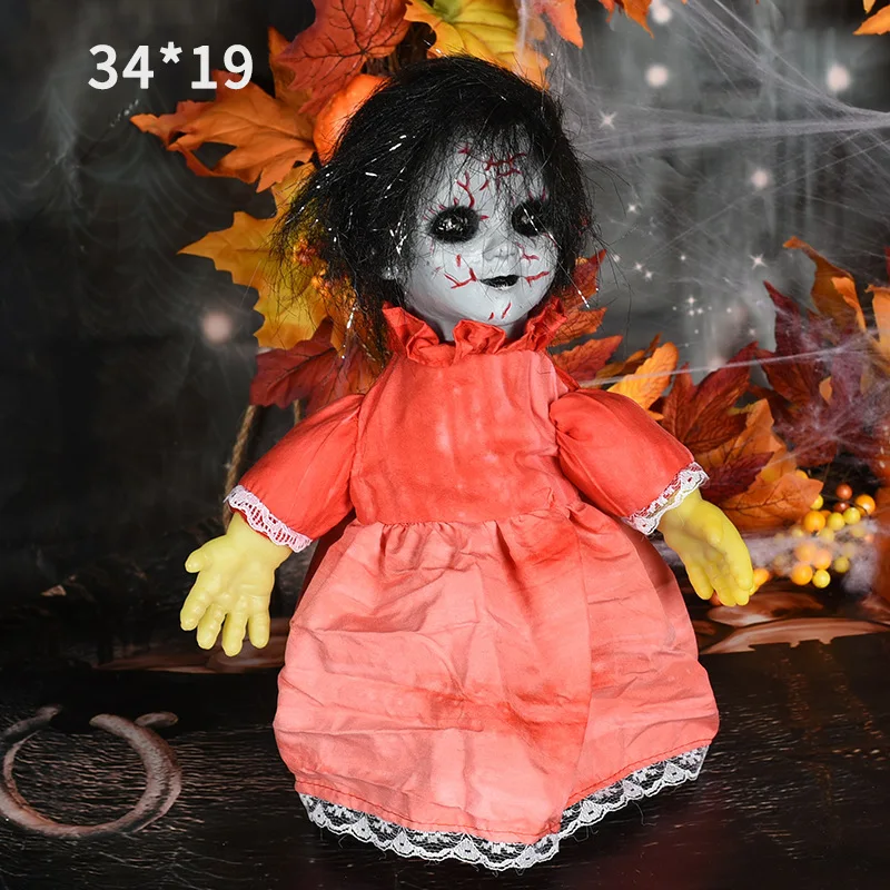 1PCS Walkable Electric Ghost Doll Halloween Desktop Ornament Decoration Horror Doll Children's Holiday Gift
1PCS Walkable Electric Ghost Doll Halloween Desktop Ornament Decoration Horror Doll Children's Holiday Gift