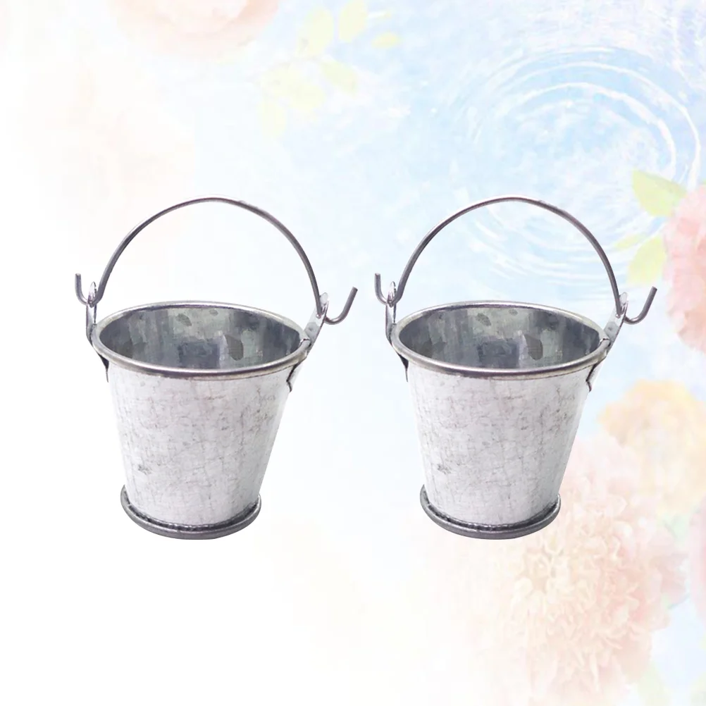 2 Pcs Bucket Model for Mini Garden Kids Outdoor Playset Toys House Accessories Tin Can
2 Pcs Bucket Model for Mini Garden Kids Outdoor Playset Toys House Accessories Tin Can