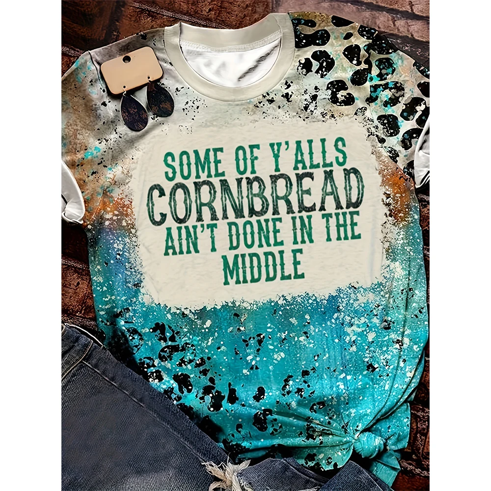 2024 New Style T-shirt For Women Letter Print Tee Vintage Oversized T-Shirt Summer Women Clothing Short Sleeve Fashion Crew neck
2024 New Style T-shirt For Women Letter Print Tee Vintage Oversized T-Shirt Summer Women Clothing Short Sleeve Fashion Crew neck