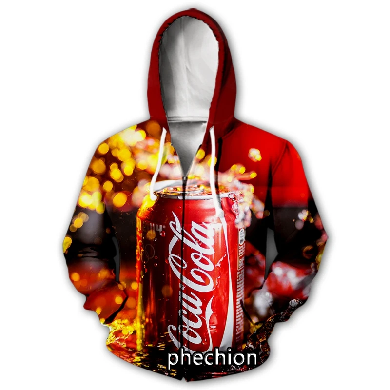 Новые мужские/женские толстовки phechion с 3D принтом кока-колы, модное пальто, одежда в стиле хип-хоп, спортивные толстовки на молнии B47
Новые мужские/женские толстовки phechion с 3D принтом кока-колы, модное пальто, одежда в стиле хип-хоп, спортивные толстовки на молнии B47