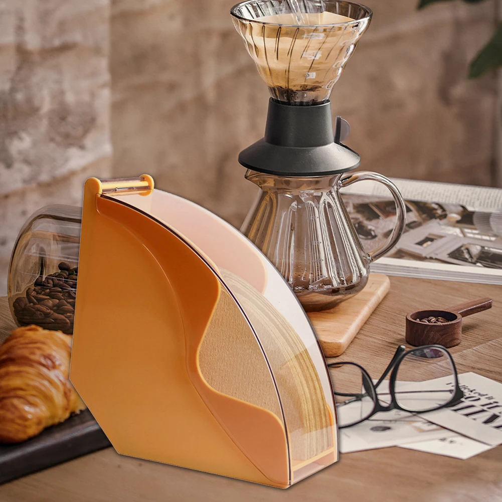 New Hand Drip Coffee Filter Paper Holder Storage Rack With Acrylic Cover Dispenser Storage Barista Tools Hot Selling
New Hand Drip Coffee Filter Paper Holder Storage Rack With Acrylic Cover Dispenser Storage Barista Tools Hot Selling