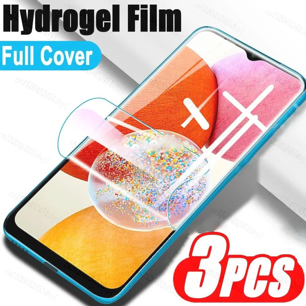 

3Pcs Hydrogel Film For Samsung Galaxy A54 A34 A24 A14 A04 M54 M34 M14 Screen Protector For Samsung S23 S22 S21 Plus S20 FE Film