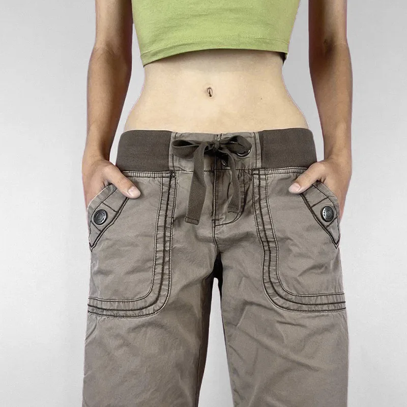 2000s Clothes Y2k Low Rise Boot Cut Jeans Woman Casual Black Striped Denim Trousers Streetwear Flare Pants P77-DD25 281 Scd15dcfbd9704df4ad98b3c367d6dde0c