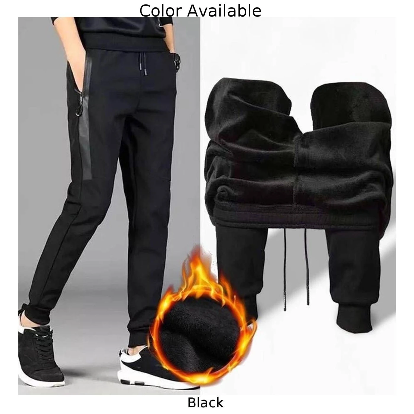 

Mens Winter Warm Pants Thermal Trouser Simplicity Male Youth Mid Waist Fur Lined Jogger Sweatpants Thickened With Velvet 2022