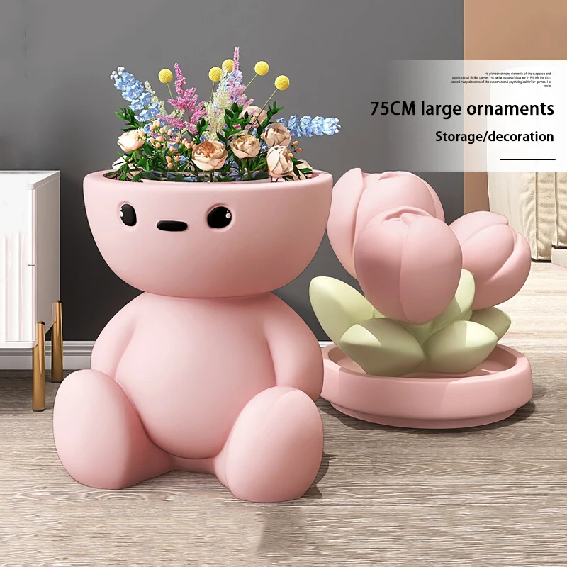 Home Decor Sculpture Living Room Decoration Creative Tulip Flowerpot to Store Ornaments Cartoon Plant Resin/Fiberglass Statue
Home Decor Sculpture Living Room Decoration Creative Tulip Flowerpot to Store Ornaments Cartoon Plant Resin/Fiberglass Statue