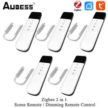 Tuya Zigbee Smart Dimming Remote Portable 2 in 1 4 Button LED Control 4 Key Scene Switch Remote For DW CCT LED Light Controller
Tuya Zigbee Smart Dimming Remote Portable 2 in 1 4 Button LED Control 4 Key Scene Switch Remote For DW CCT LED Light Controller