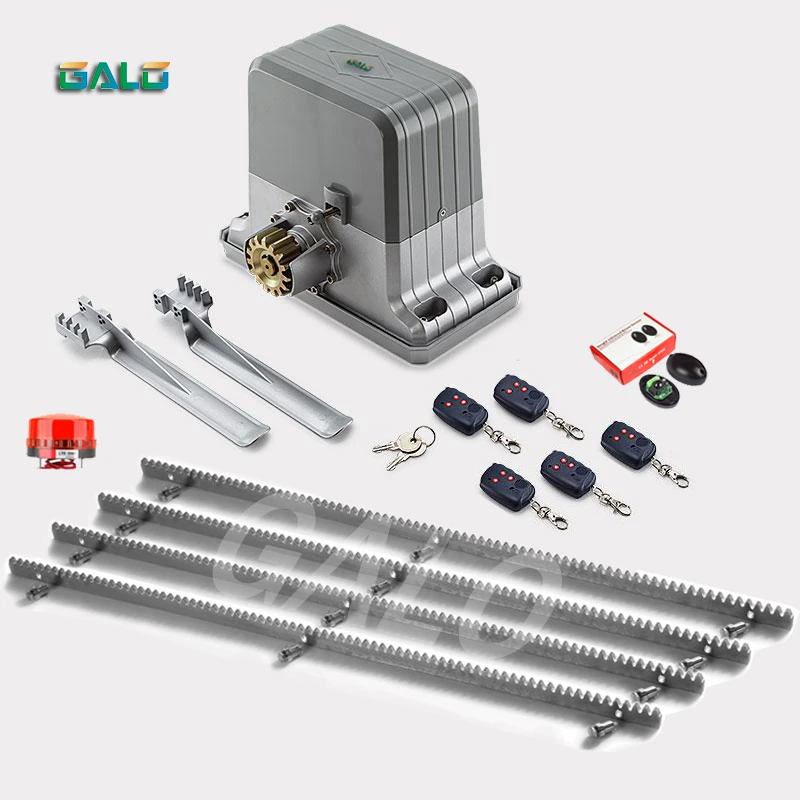 220V Automatic Electric Slide Gate Opener Operator Motor Sliding Door Gate Close 1800KG With 4m 5m 6m Gear Rack Rails Kit
220V Automatic Electric Slide Gate Opener Operator Motor Sliding Door Gate Close 1800KG With 4m 5m 6m Gear Rack Rails Kit