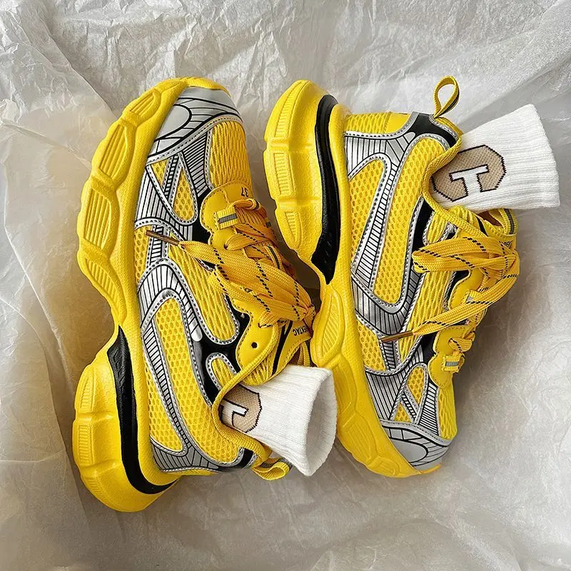 2024 New Goddess of Lightning Color Thick Bottom Increased Lightweight Comfortable Men's and Women's Casual Sneakers
2024 New Goddess of Lightning Color Thick Bottom Increased Lightweight Comfortable Men's and Women's Casual Sneakers