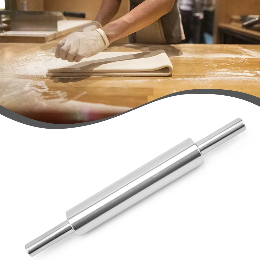 Stainless Steel Rolling Pin Non-Stick Pastry Dough Roller Bake Pizza Noodles Dumpling Cookie Pie Making Baking Tool Kitchen Tool
Stainless Steel Rolling Pin Non-Stick Pastry Dough Roller Bake Pizza Noodles Dumpling Cookie Pie Making Baking Tool Kitchen Tool