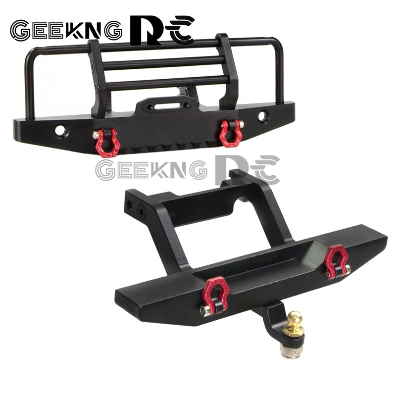 Metal Front and Rear Bumper with Tow Hook for TRX4M Defender 1/18 RC Crawler Car Upgrade Parts Accessories
Metal Front and Rear Bumper with Tow Hook for TRX4M Defender 1/18 RC Crawler Car Upgrade Parts Accessories