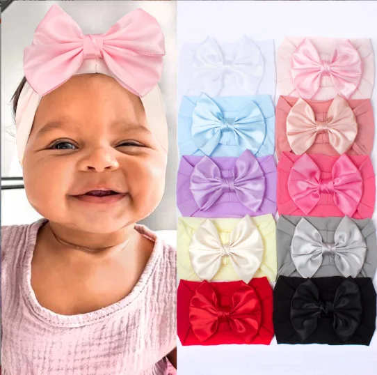 30PC/lot Satin Bowknot Nylon Headbands Baby Girls Ribbon Hair Bow Headband Nylon Baby Turban,Children Girls Hair Accessories
30PC/lot Satin Bowknot Nylon Headbands Baby Girls Ribbon Hair Bow Headband Nylon Baby Turban,Children Girls Hair Accessories