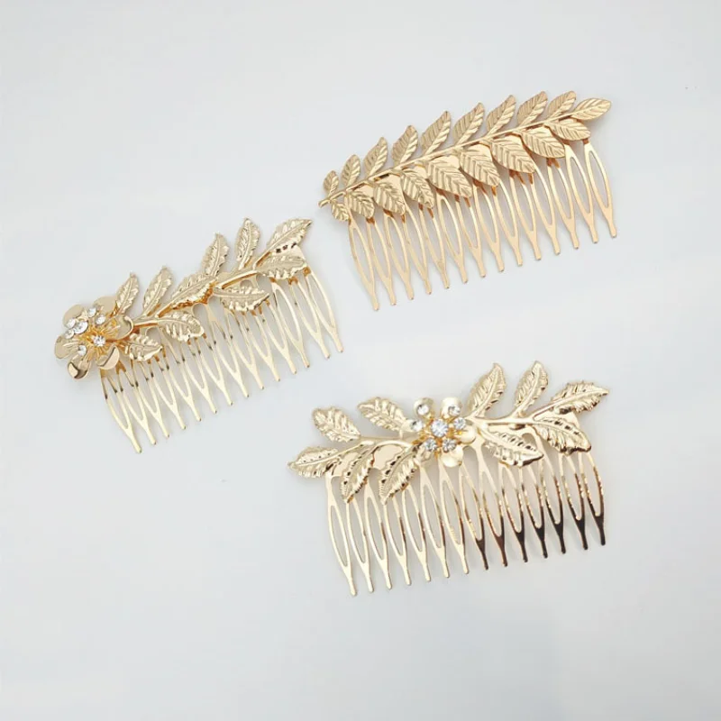 Plated Gold/Silver Leaf Shaped Hair Clip Combs Leaves Hairpin Girl Metal Barrettes Headwear Hair Styling Tools
Plated Gold/Silver Leaf Shaped Hair Clip Combs Leaves Hairpin Girl Metal Barrettes Headwear Hair Styling Tools