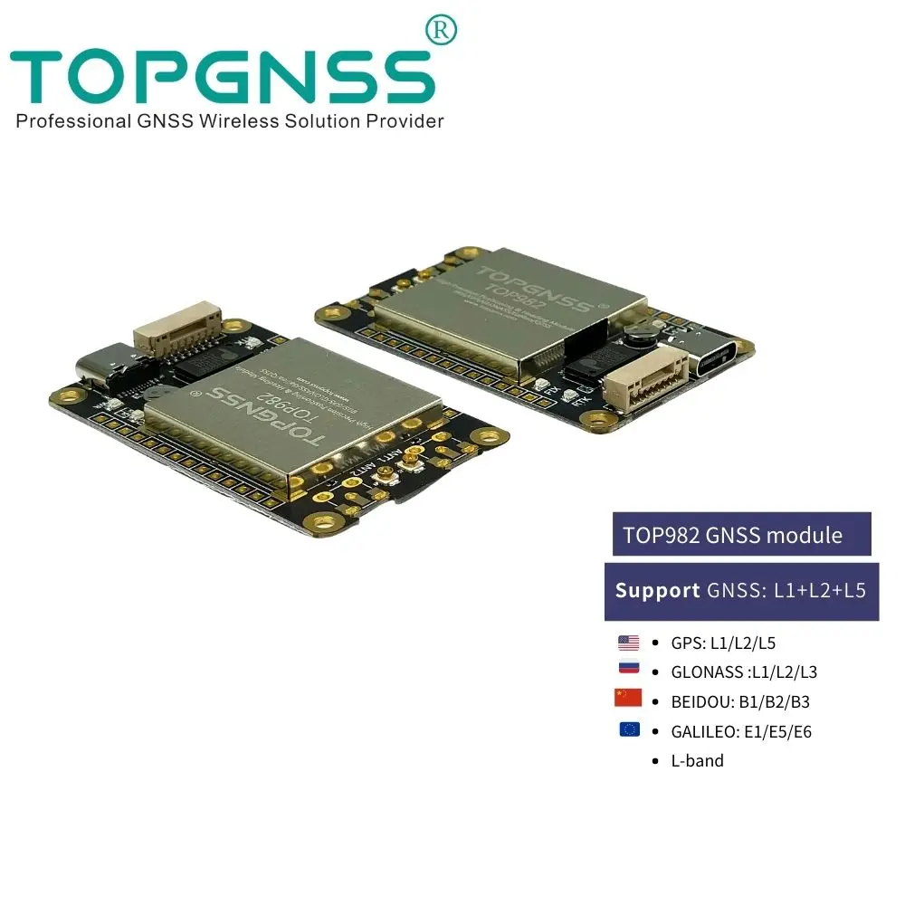 TOP982 позиционирование головка GFull частота RTK Высокоточный GNSS модуль PPS GPS GLONASS GALILEO L1 L2 L5 антенный приемник
TOP982 позиционирование головка GFull частота RTK Высокоточный GNSS модуль PPS GPS GLONASS GALILEO L1 L2 L5 антенный приемник