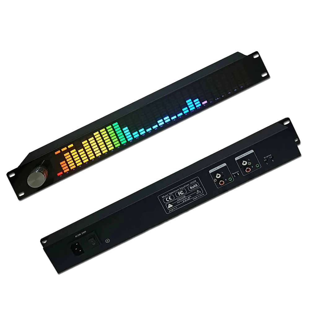 

31-Bands Equalizer Synchronized Control With Remote Control 15-Bands 480 X 58 X 48 Mm AC100-240V Digital Equalizer