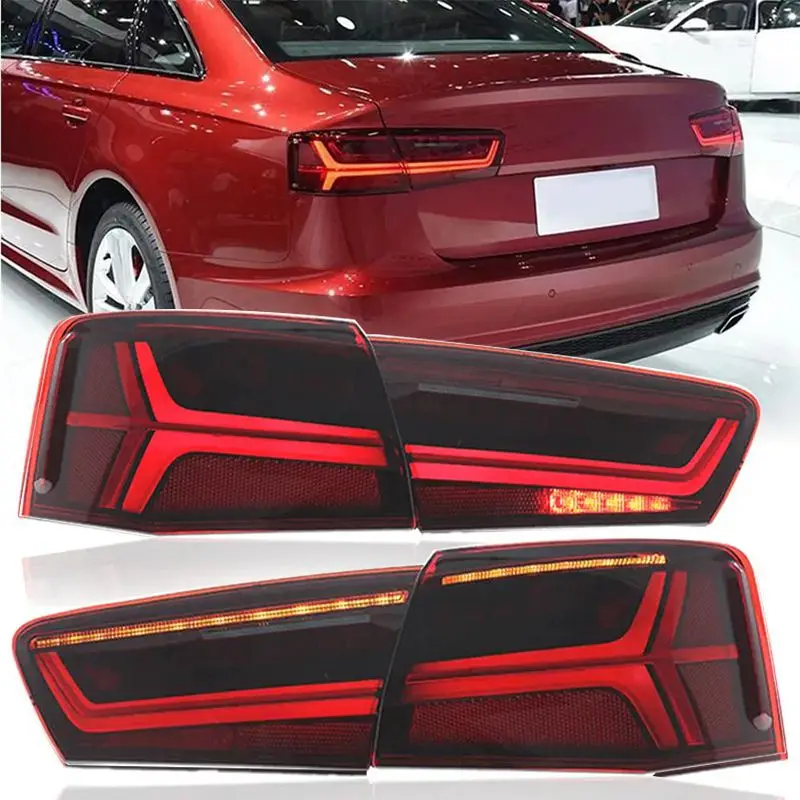 

Car Led Tail Lights For Audi A6 2012-2015 A6L S6 C7 LED Auto Taillight Upgrade Led Rear Lamp Dynamic Signal Accessories