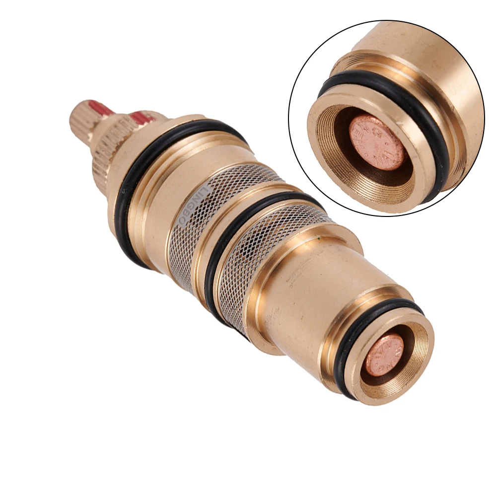 1PC Brass Replacement Thermostatic Cartridge Shower Mixer Valve Bar Repair Kit Intelligent Thermostatic Valve Core Faucet Parts
1PC Brass Replacement Thermostatic Cartridge Shower Mixer Valve Bar Repair Kit Intelligent Thermostatic Valve Core Faucet Parts