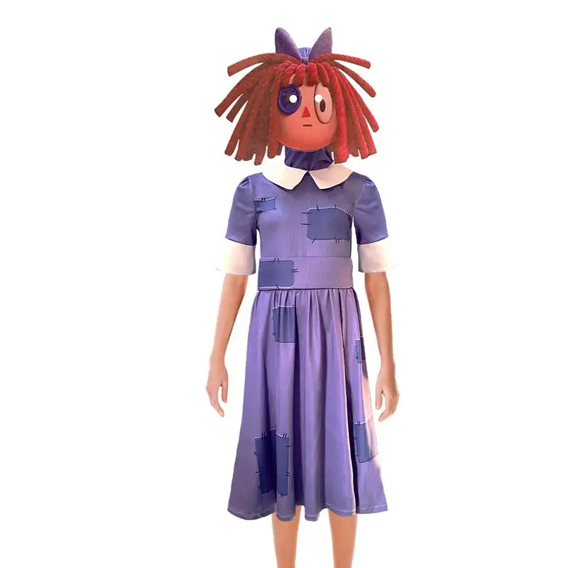 Girl Doll Costume Horror Dress Kids Costume Circus Cosplay Dress Purple Dress Fancy Outfit Accessories for Christmas Cosplay
Girl Doll Costume Horror Dress Kids Costume Circus Cosplay Dress Purple Dress Fancy Outfit Accessories for Christmas Cosplay
