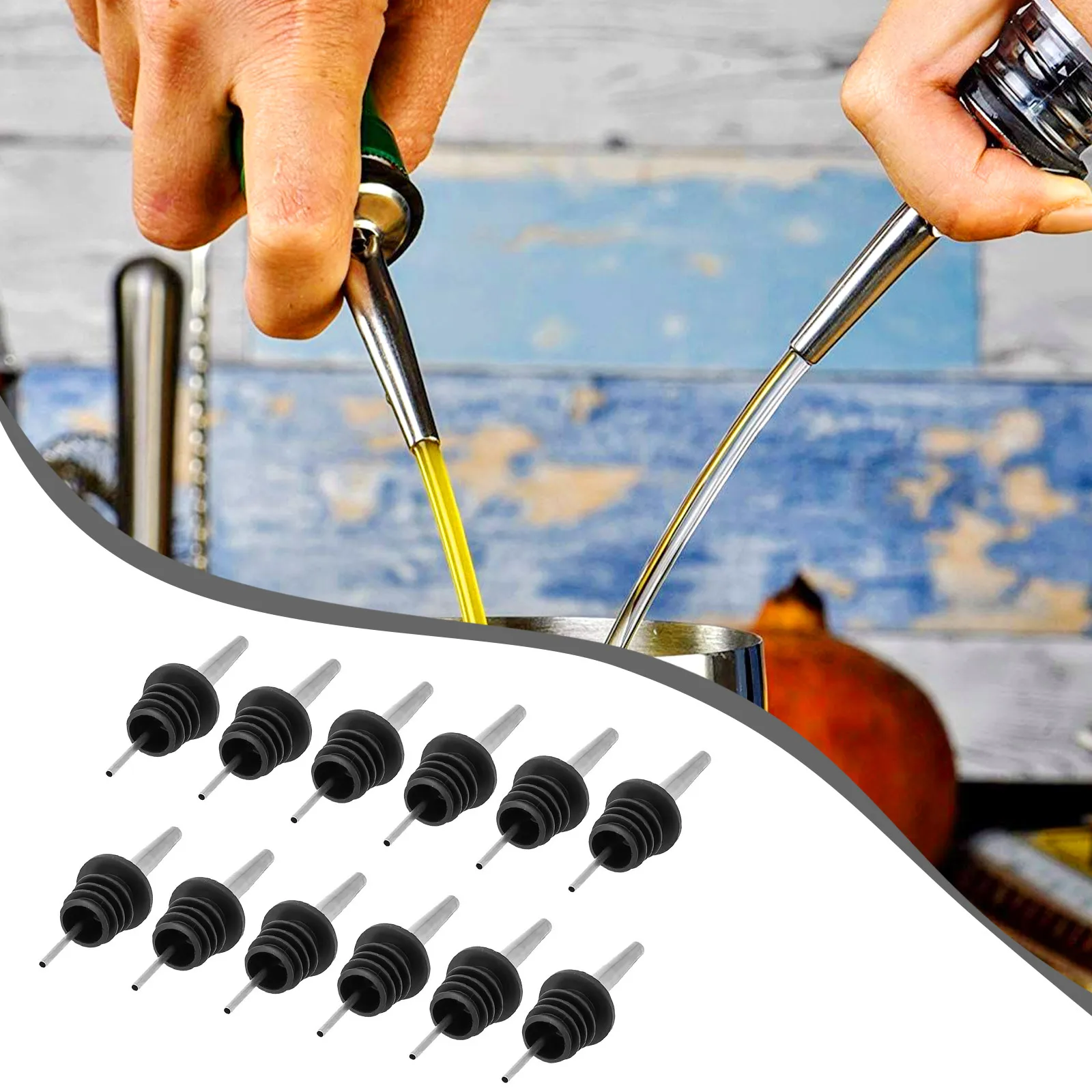 Bottle Pourer Alcohol Pourers Black Dosing Device Rubber Silver Spare Part Spirit Spout Stainless Steel New Parts
Bottle Pourer Alcohol Pourers Black Dosing Device Rubber Silver Spare Part Spirit Spout Stainless Steel New Parts