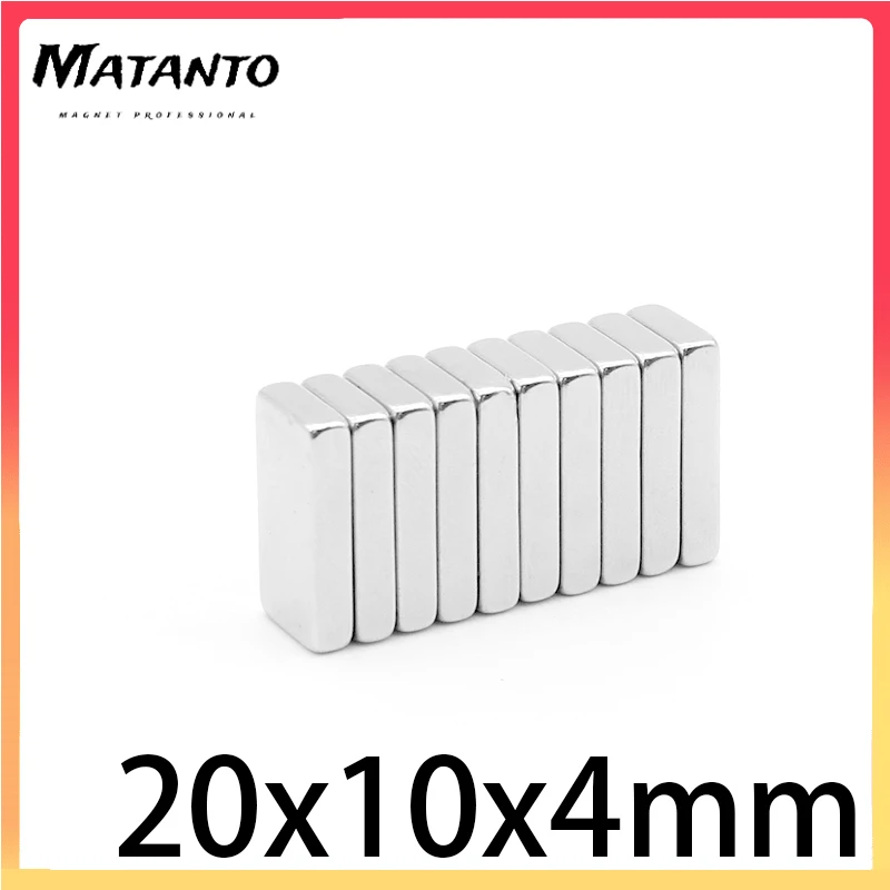 2/5/10/20/30/50/100PCS 20x10x4 mm Quadrate Rare Earth Neodymium Magnet 20x10x4mm Block Strong Powerful Magnets Sheet 20*10*4 N35
2/5/10/20/30/50/100PCS 20x10x4 mm Quadrate Rare Earth Neodymium Magnet 20x10x4mm Block Strong Powerful Magnets Sheet 20*10*4 N35