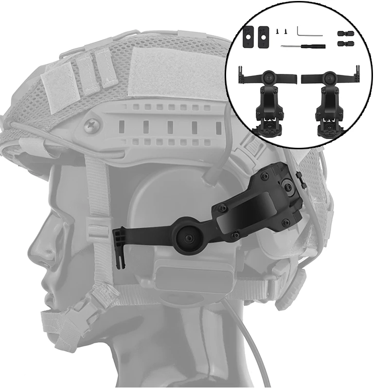 Tactical Headphones ARC/Wendy M-LOK Fast Helmet Rail Mount Adapter Headset Accessories Hunting Airsoft Shooting Military Bracket
Tactical Headphones ARC/Wendy M-LOK Fast Helmet Rail Mount Adapter Headset Accessories Hunting Airsoft Shooting Military Bracket