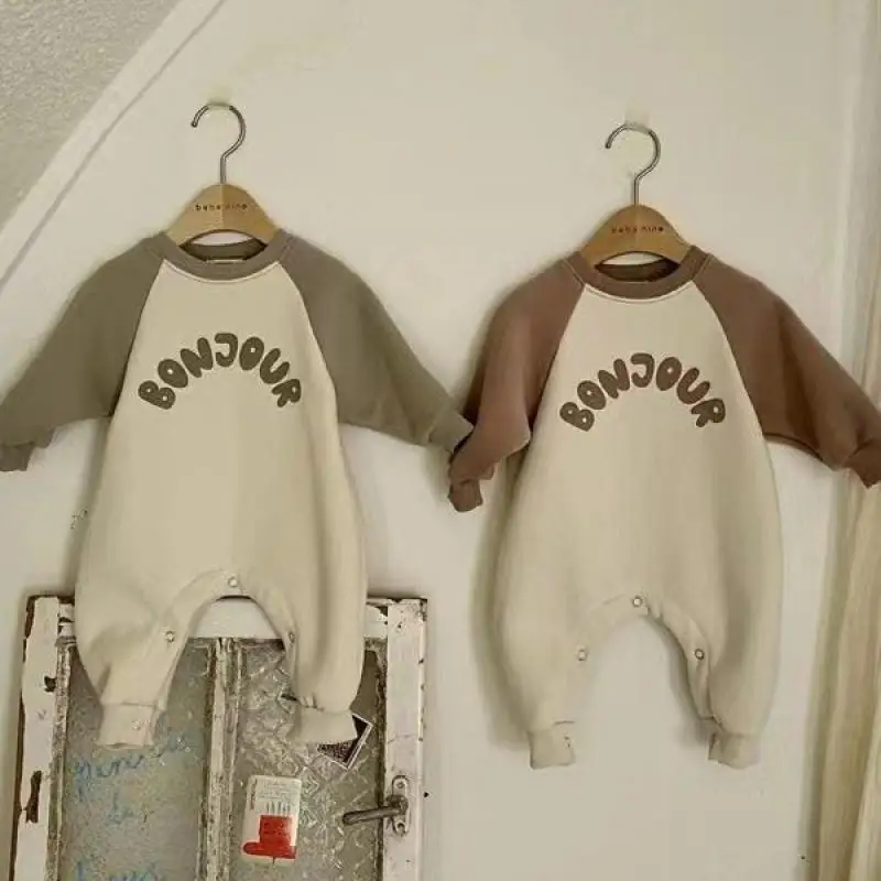 2024 Spring New Baby Long Sleeve Loose Romper Boy Girl Newborn Fashion Letter Print Jumpsuit Cotton Infant Casual Clothes 0-24M
2024 Spring New Baby Long Sleeve Loose Romper Boy Girl Newborn Fashion Letter Print Jumpsuit Cotton Infant Casual Clothes 0-24M