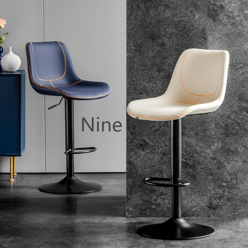 Backrest Modern Bar Chairs Metal Adjustable Commercial Island High Bar Stools Coffee Pedicure Taburetes Altos Cocina Furnitures
Backrest Modern Bar Chairs Metal Adjustable Commercial Island High Bar Stools Coffee Pedicure Taburetes Altos Cocina Furnitures