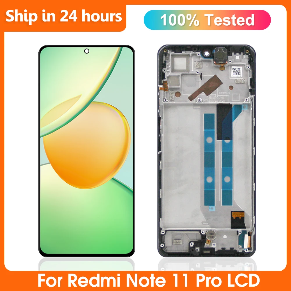 Incell For Xiaomi Redmi Note 11 Pro LCD Display Touch Screen Digitizer Assembly Replacement For Redmi Note 11 pro 5G Display
Incell For Xiaomi Redmi Note 11 Pro LCD Display Touch Screen Digitizer Assembly Replacement For Redmi Note 11 pro 5G Display