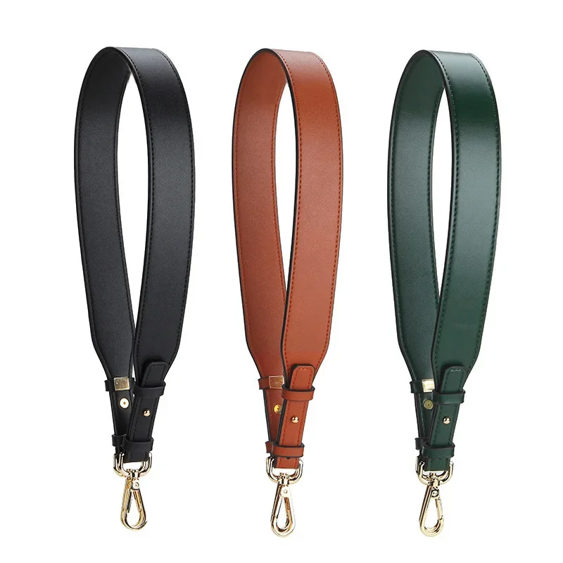 

Women Bag Strap 4cm Wide Genuine Leather Belt Replacement Shoulder Strap Band Handbags Handles Belt DIY Accessories