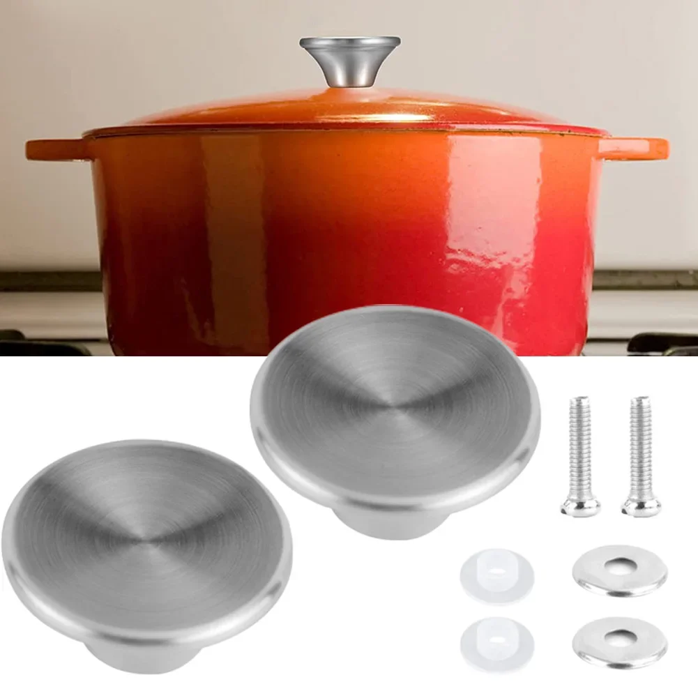 2 Pack Oven Knob Stainless Steel Pot Pan Lid Cover Handle Replacement Accessories Kits Kitchen Cookware
2 Pack Oven Knob Stainless Steel Pot Pan Lid Cover Handle Replacement Accessories Kits Kitchen Cookware