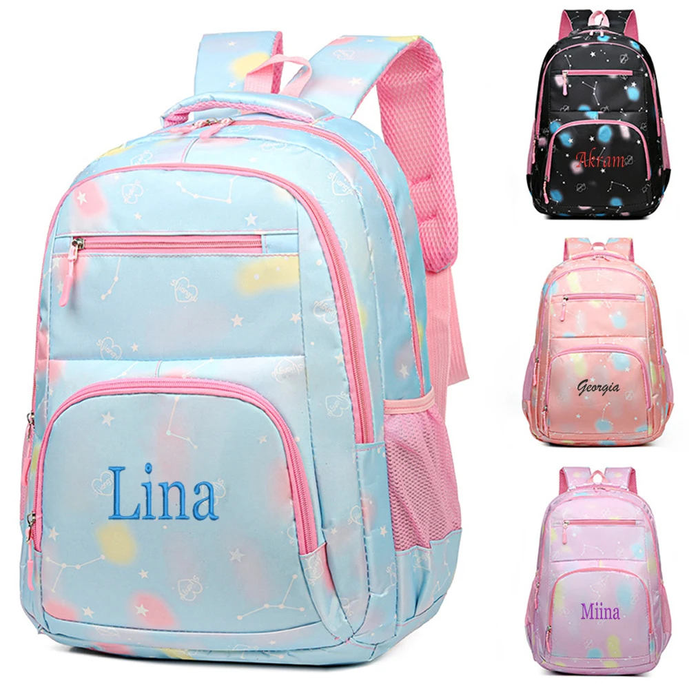 New Primary School Backpack with Embroidered Name Children's Large Capacity Outdoor Backpack Personalized Student Travel Bags
New Primary School Backpack with Embroidered Name Children's Large Capacity Outdoor Backpack Personalized Student Travel Bags
