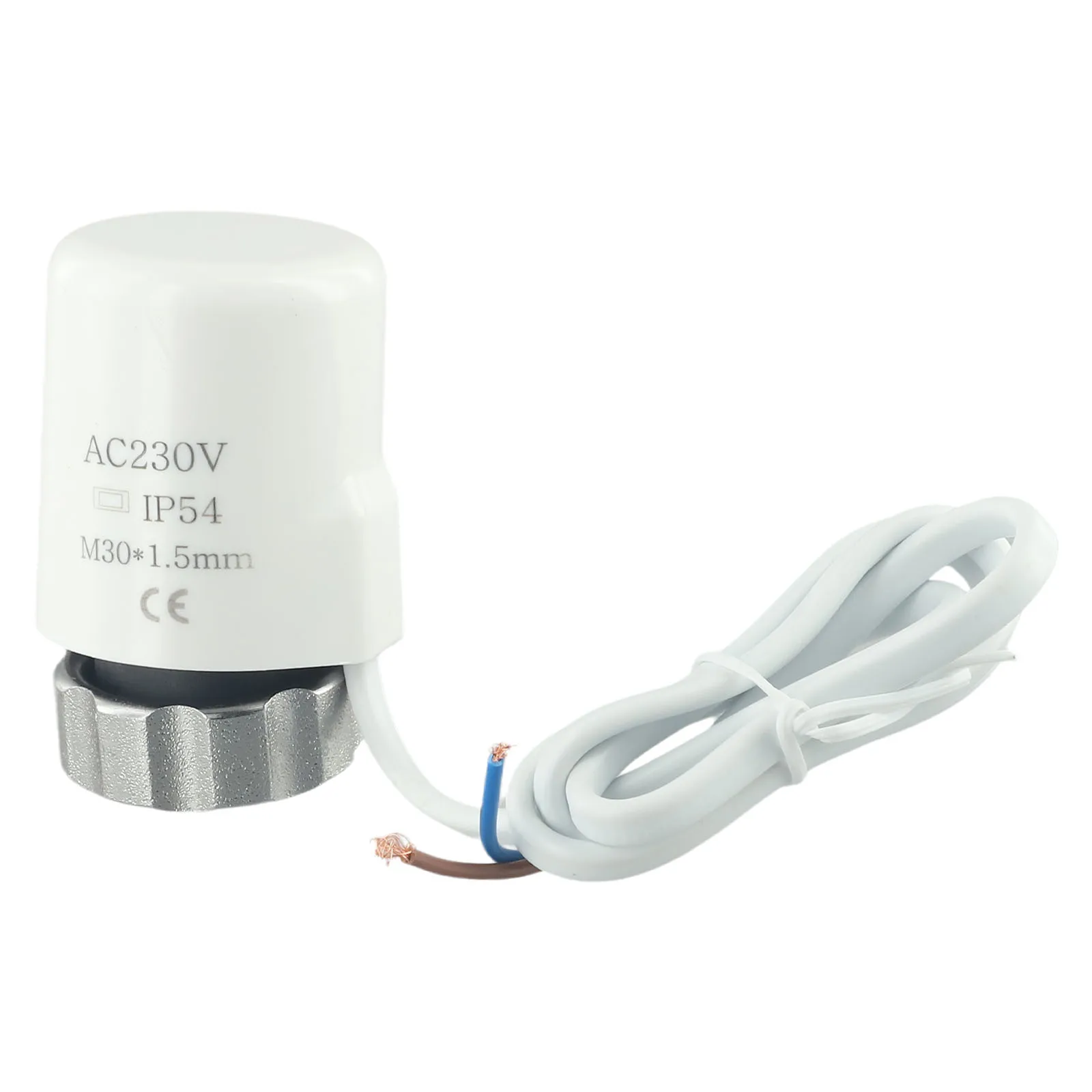1pc White Electrothermal Actuator Energy Saving Home Improvement Home Floor Heating System Accessories AC230V M30x1.5mm
1pc White Electrothermal Actuator Energy Saving Home Improvement Home Floor Heating System Accessories AC230V M30x1.5mm