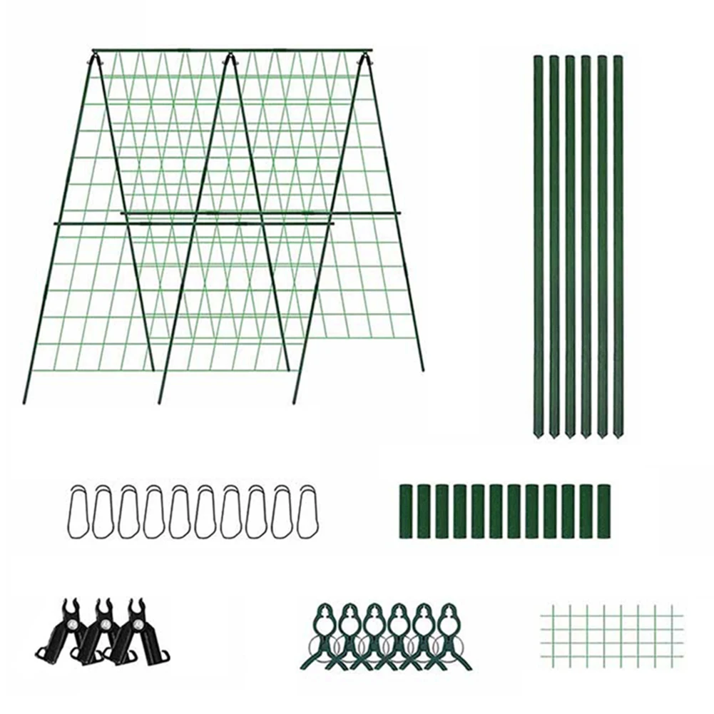 Plant Climbing Frame A Frame Garden Trellis Sturdy Design Cucumber Trellis Easy Installation Wide Applications
Plant Climbing Frame A Frame Garden Trellis Sturdy Design Cucumber Trellis Easy Installation Wide Applications