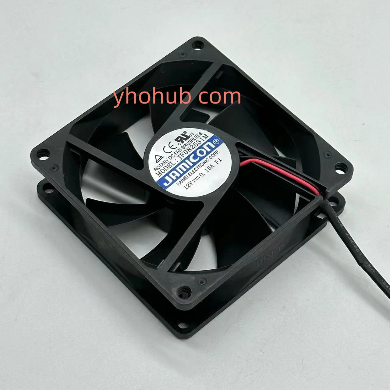 

Jamicon JF0825S1M F1 DC 12V 0.15A 80x80x25mm 2-Wire Server Cooling Fan