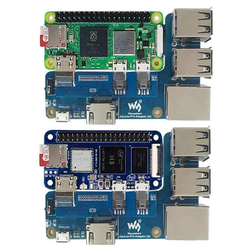 

Raspberry Pi Zero 2W Banana Pi M2 Zero BPI-M2 board with 3B interface adapter zero to Pi3 pi0 USB HUB RJ45 HAT