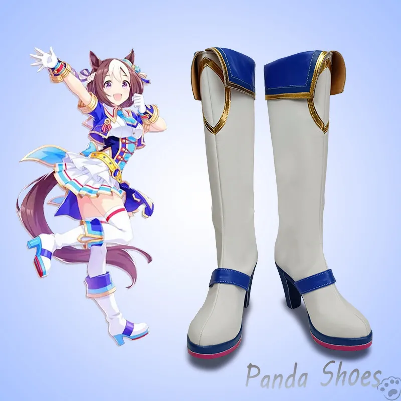

Umamusume Pretty Derby Tokai Teio Cosplay Shoes Comic Anime Game Cos Long Boots Cosplay Costume Prop Shoes for Halloween Party