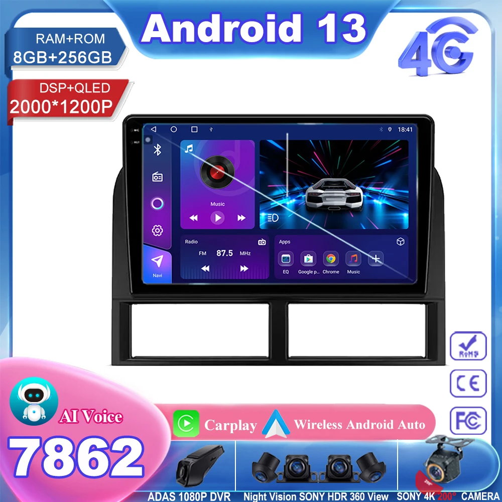 7862 Android 13 For Jeep Grand Cherokee II WJ 1998 - 2004 Auto Multimedia Player No 2din DVD GPS Navigation High-performance CPU
7862 Android 13 For Jeep Grand Cherokee II WJ 1998 - 2004 Auto Multimedia Player No 2din DVD GPS Navigation High-performance CPU