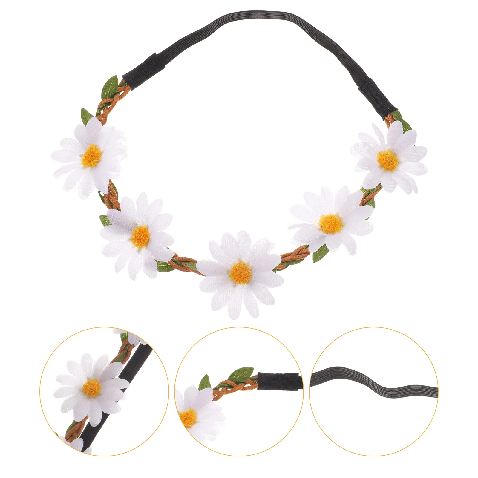 Crown Decor Sun Flower Headband Wedding Hair Accessories Floral Garland Headbands
Crown Decor Sun Flower Headband Wedding Hair Accessories Floral Garland Headbands