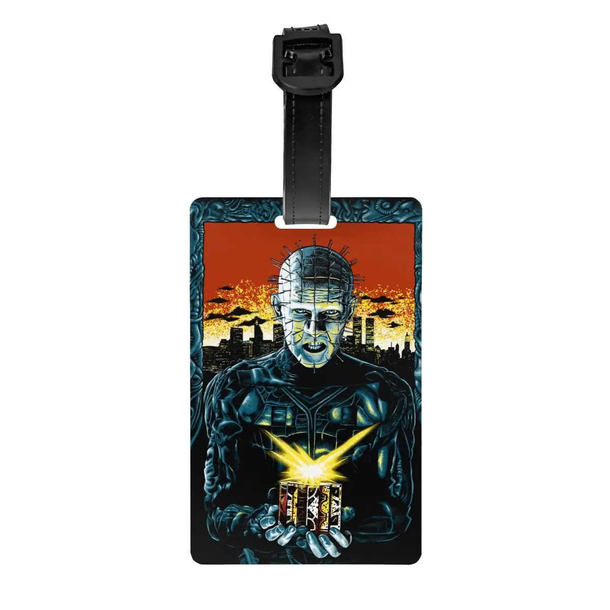 Бирка для багажа Hellraiser для чемоданов, модная, Хэллоуин, страшный фильм, бирки для багажа, крышка для личной безопасности, имя, удостоверение личности
Бирка для багажа Hellraiser для чемоданов, модная, Хэллоуин, страшный фильм, бирки для багажа, крышка для личной безопасности, имя, удостоверение личности