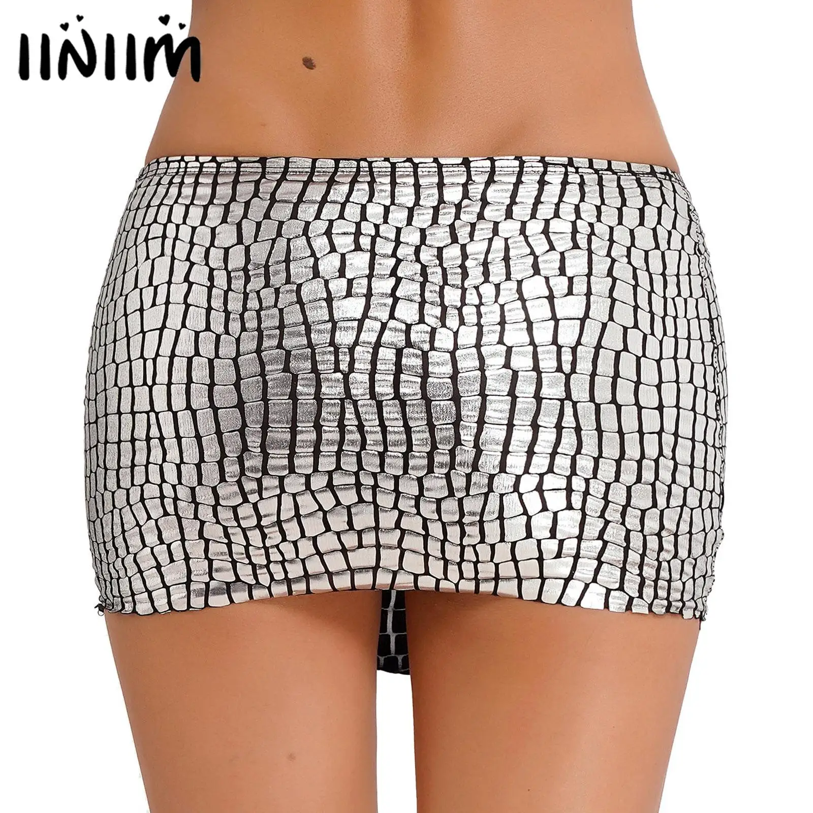 Silver Womens Fashion Irregular Hem Bodycon Pencil Skirt Metallic Shiny Mini Skirts Music Festival Party Streetwear Clubwear
Silver Womens Fashion Irregular Hem Bodycon Pencil Skirt Metallic Shiny Mini Skirts Music Festival Party Streetwear Clubwear
