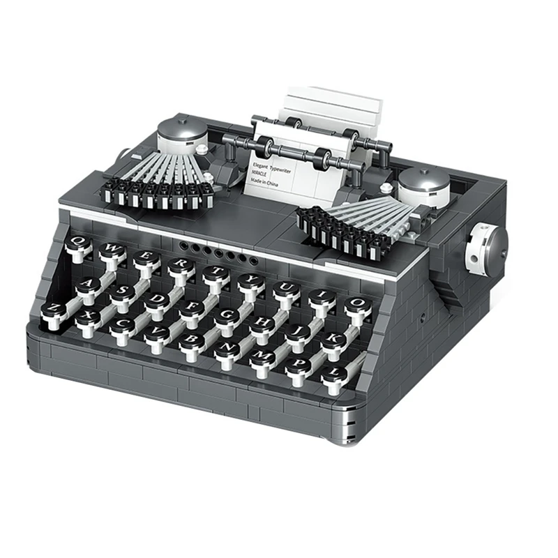 Creative Typewriter Keyboard Toy Mini Size Building Blocks DIY Writing Machine Bricks Toys For Children Gifts
Creative Typewriter Keyboard Toy Mini Size Building Blocks DIY Writing Machine Bricks Toys For Children Gifts