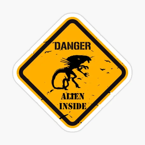 Danger Alien Inside 5PCS Car Stickers for Bumper Print Living Room Cartoon Funny Fridge Cute Luggage Wall Kid Decor Art Car
Danger Alien Inside 5PCS Car Stickers for Bumper Print Living Room Cartoon Funny Fridge Cute Luggage Wall Kid Decor Art Car