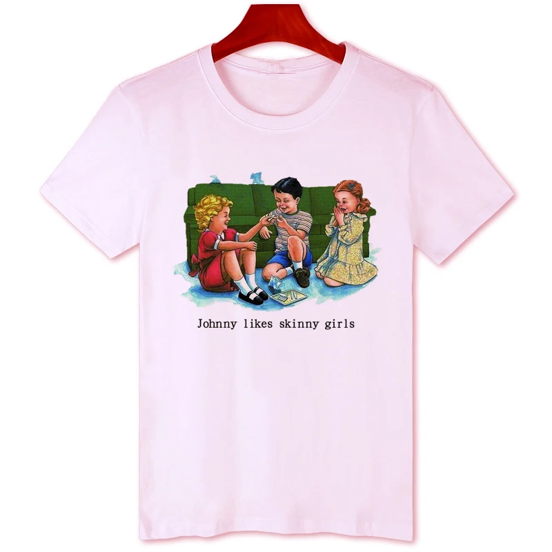 Johnny Likes Skinny Girls T-shirts Summer Short Sleeve Casual Clothing Men Brand Tshirt Trendy Tops Tees B008
Johnny Likes Skinny Girls T-shirts Summer Short Sleeve Casual Clothing Men Brand Tshirt Trendy Tops Tees B008
