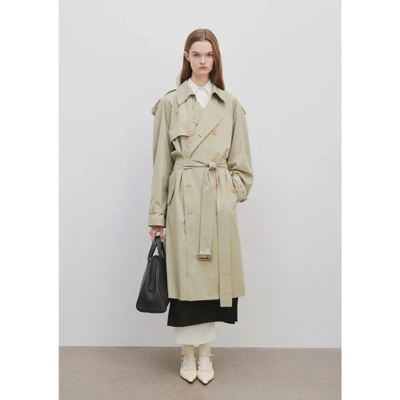 THER0W Windbreaker Women's 2023 Autumn/Winter New Kendou Same Classic Basic Double Breasted British Style Coat
THER0W Windbreaker Women's 2023 Autumn/Winter New Kendou Same Classic Basic Double Breasted British Style Coat