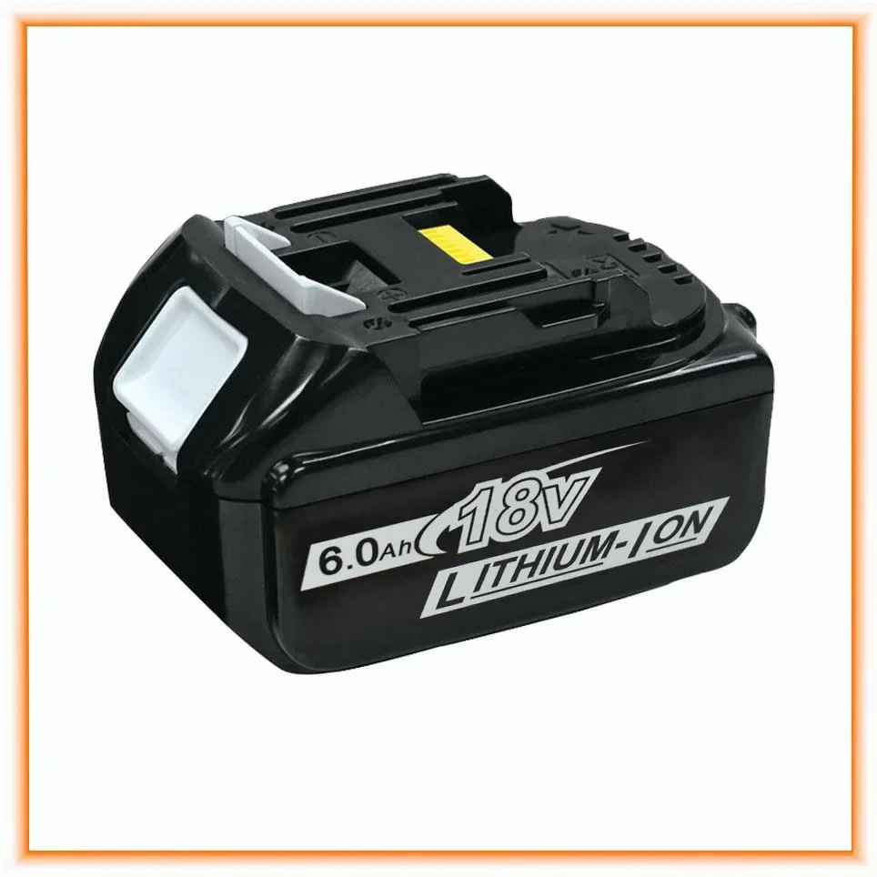 BL1860B 18V 6000MAH rechargeable battery lithium-ion battery replacement battery for MAKITA BL1860B BL1880 BL1830 BL1850 BL1860B
BL1860B 18V 6000MAH rechargeable battery lithium-ion battery replacement battery for MAKITA BL1860B BL1880 BL1830 BL1850 BL1860B