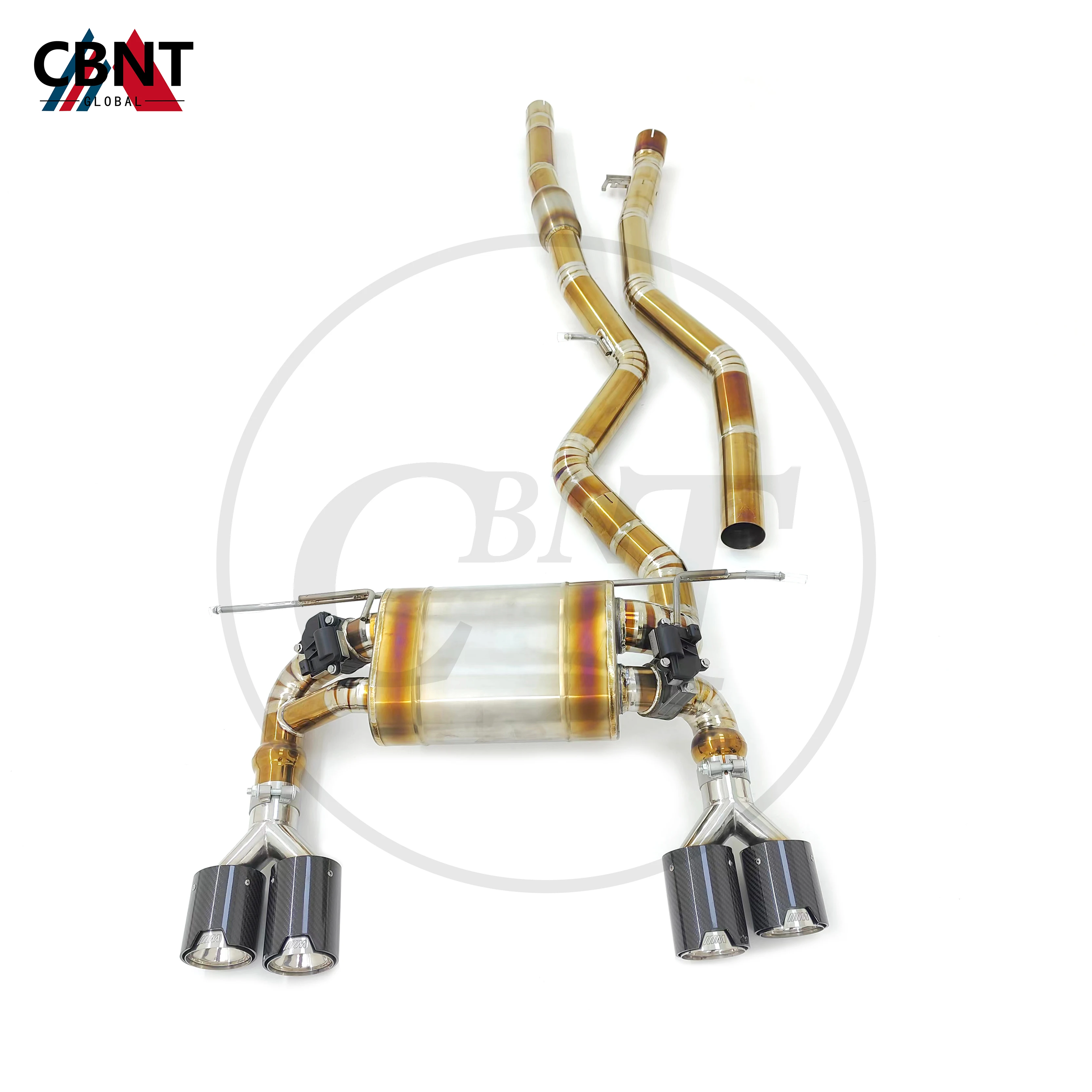 

CBNT Exhaust-pipe Catback with Valve Muffler Titanium Alloy Performance Valved Exhaust System for BMW 330i 420i 430i 2013-2023